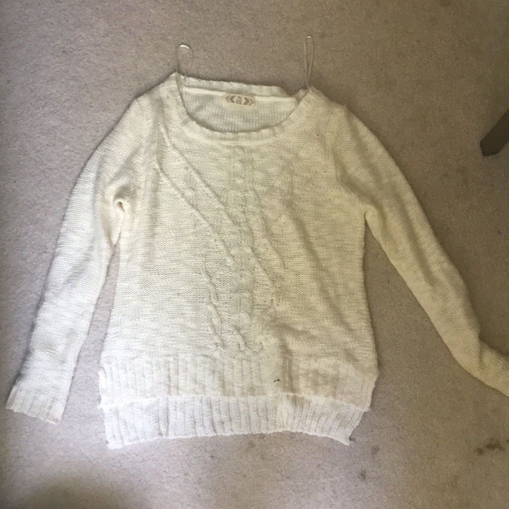 White sweater